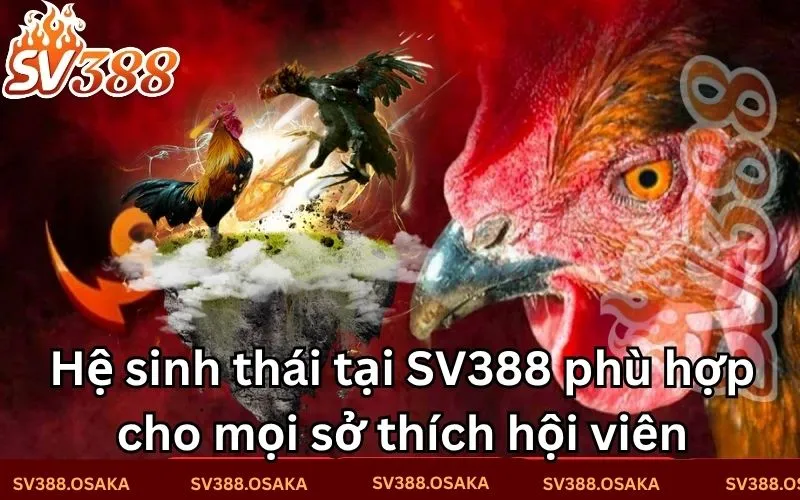 Hệ sinh thái tại SV388 phù hợp cho mọi sở thích hội viên Hệ sinh thái tại SV388 phù hợp cho mọi sở thích hội viên
