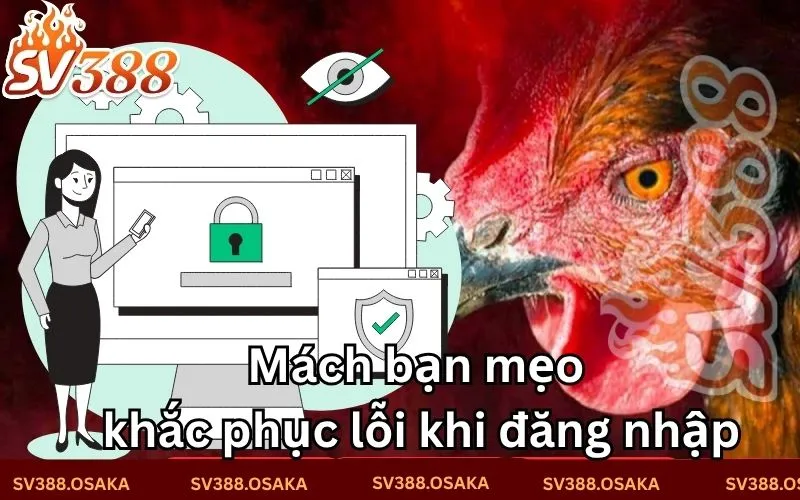 Mách bạn mẹo khắc phục lỗi khi đăng nhập